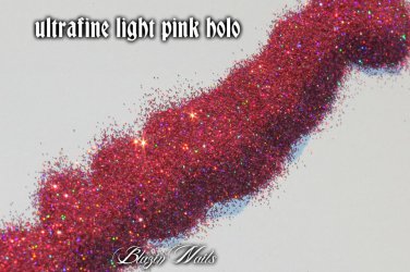 PINK UF HOLO - glitter mix