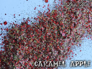 caramel apple - glitter mix