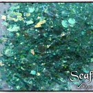 sea foam - glitter mix