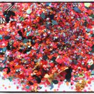'inferno' glitter mix