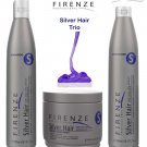 Firenze Color Protection Trio Silver Hair Shampoo, Conditioner & Mask w/Free Bag Firenze Color Protection Trio Silver Hair Shampoo, Conditioner & Mask w/Free Bag