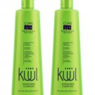 2 BOTTLES- Kuul Cure Me Repair Leave-In damaged & dry hair reconstructor 10.1 oz