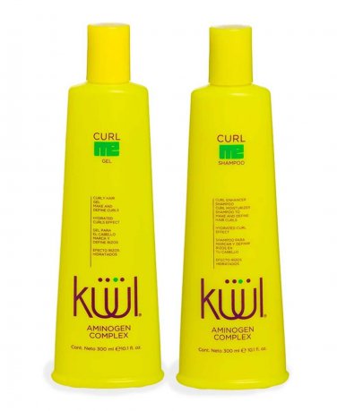2 Bottles - Kuul Curl Me Shampoo curl enhancer & moisturizer 10.1 oz