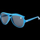 Blue Mirrored Aviator Sunglasses
