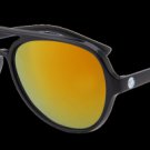 Gold Mirrored Aviator Sunglasses