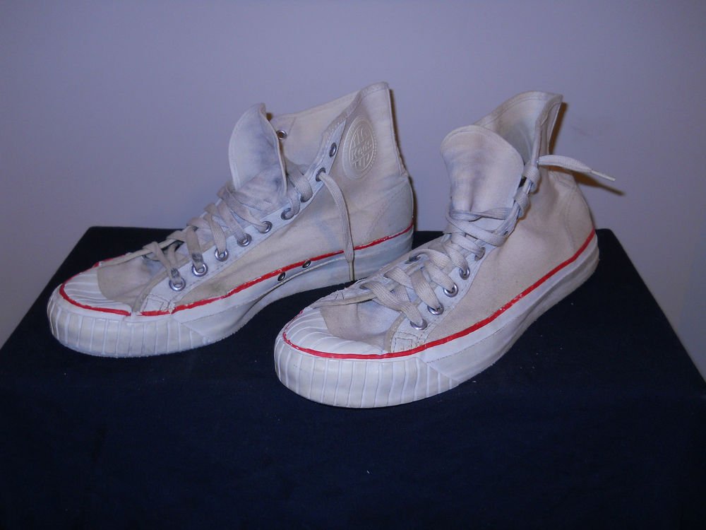 VTG 1940s/1950s Rare US Keds NBA Style Men's Basketball Shoes Size 7.5