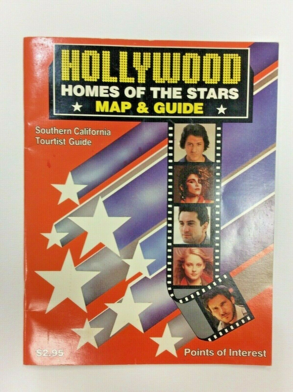 Hollywood Homes of the Stars Map and Guide Magazine Souvenir California