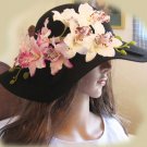 Silk Orchid hair clip/pin/barrette, six colors
