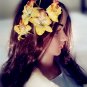 Silk Orchid hair clip/pin/barrette, six colors