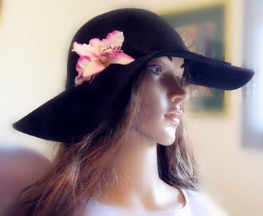 Silk Orchid hair clip/pin/barrette, 5''*3''