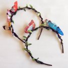 Unique High Quality Simulated Butterfly Headband, Made to Order
