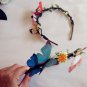 Unique High Quality Simulated Butterfly Headband, Made to Order