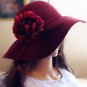 Large Silk Peony/Rose hair clip/pin/barrette, Wedding/ Hat etc. Accessory,  4.8'’-5''