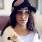 Lady's Leather Hair Clip/Pin/Barrette, for Weddings/Parties/Dating/Holidays, 3''*2'', MadeToOrder