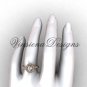 14kt rose gold engagement ring, VD1006