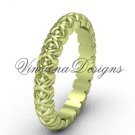 14kt yellow gold wedding band VD1008