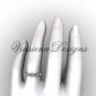 Unique 14k white gold diamond wedding band VD10012