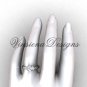 Platinum engagement ring VD10016