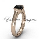 14kt rose gold engagement ring,Black Diamond VD10016 14kt rose gold engagement ring,Black Diamond VD10016