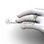 14kt yellow gold Three stone engagement ring, Black Diamond VD10017