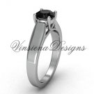 Platinum engagement ring,Black Diamond VD10018 Platinum engagement ring,Black Diamond VD10018