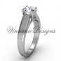 14kt white gold engagement ring VD10018