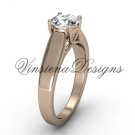 14kt rose gold engagement ring,"Forever One" Moissanite VD10018 14kt rose gold engagement ring,"Forever One" Moissanite VD10018
