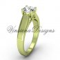 14kt yellow gold engagement ring VD10018