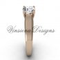 14kt rose gold engagement ring VD10018