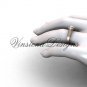 14kt rose gold engagement ring,"Forever One" Moissanite VD10018