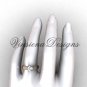 14kt rose gold engagement ring VD10018