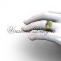 Solid 14kt yellow gold floral engagement ring,wedding band VD10034G