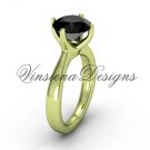 14kt yellow gold engagement ring,wedding ring Black Diamond VD10020 14kt yellow gold engagement ring,wedding ring Black Diamond VD10020