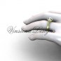 14k yellow gold engagement ring,wedding ring "Forever One" Moissanite VD10020