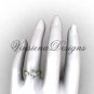 14kt yellow gold engagement ring,wedding ring VD10020