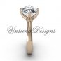 14kt rose gold engagement ring,wedding ring VD10020