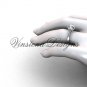 14kt white gold engagement ring,wedding ring VD10020