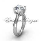 Platinum engagement ring VD10021