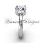 14kt white gold engagement ring VD10021