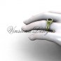 14kt yellow gold diamond Fleur de Lis engagement ring,Black Diamond VD10023