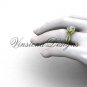 14kt yellow gold diamond Fleur de Lis engagement ring VD10023