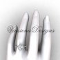 Unique Platinum diamond engagement ring VD10030