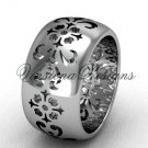Platinum floral engagement ring,wedding band VD10035G Platinum floral engagement ring,wedding band VD10035G