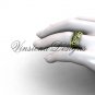 14kt yellow gold floral engagement ring,wedding band VD10036G