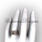 14kt rose gold floral engagement ring,wedding band VD10036G