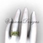 14kt yellow gold floral matte finish engagement ring,wedding band VD10036G