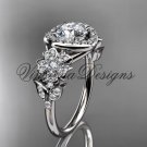 14kt white gold diamond Cherry Blossom flower, Sakura engagement ring VD8201L 14kt white gold diamond Cherry Blossom flower, Sakura engagement ring VD8201L