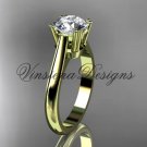 14k yellow gold engagement ring VD10058