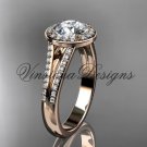 14k rose gold diamond engagement ring VD10083 14k rose gold diamond engagement ring VD10083