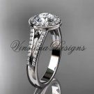 14k white gold diamond engagement ring VD10083 14k white gold diamond engagement ring VD10083